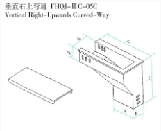 垂直右上彎通 FHQJ-ⅢC-05C